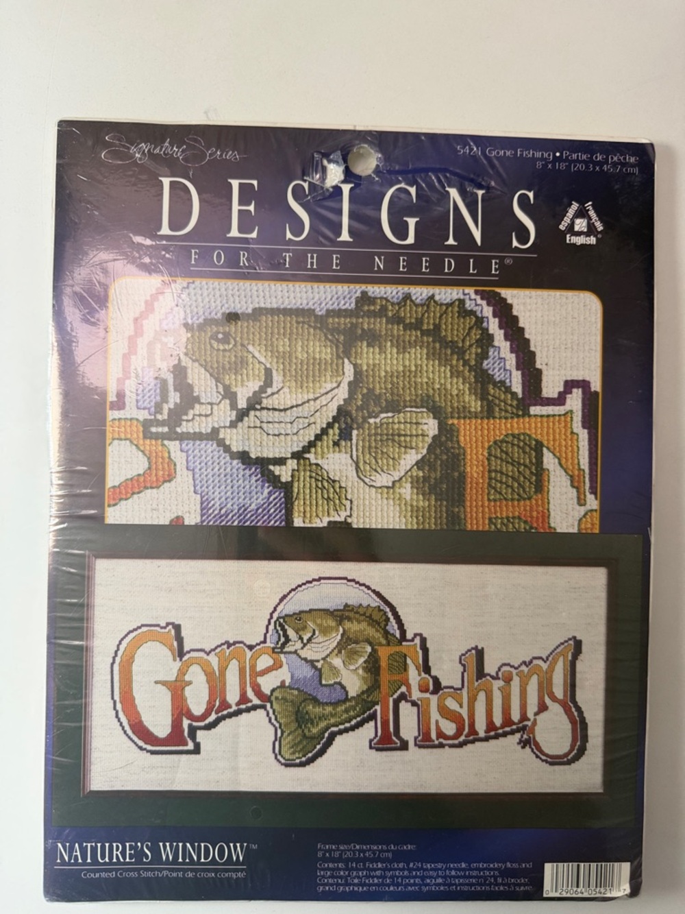 'Gone Fishing' Cross Stitch kit
